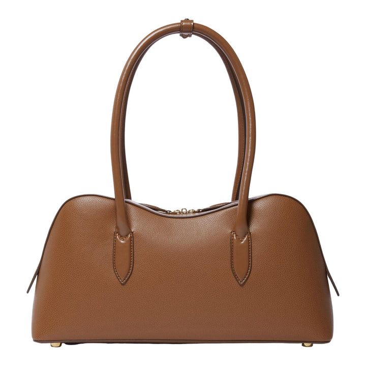 Club21 - Stella McCartney - Ryder Horseback Shoulder Bag Embossed Grainy - HANDBAGS - Brown
