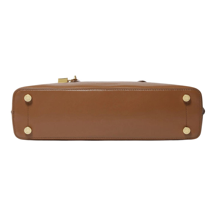 Club21 - Stella McCartney - Ryder Horseback Shoulder Bag Embossed Grainy - HANDBAGS - Brown