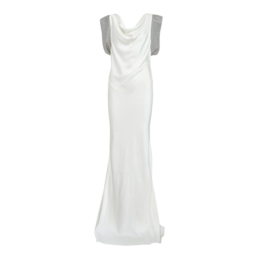 Club21 - Stella McCartney - Satin Hotfix Gown - GOWNS - Off-White