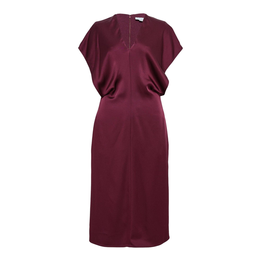 Satin V Neck Midi Dress | Stella McCartney | Club 21 Club21.com Satin V Neck Midi Dress | Stella McCartney | Club 21 Club21.com