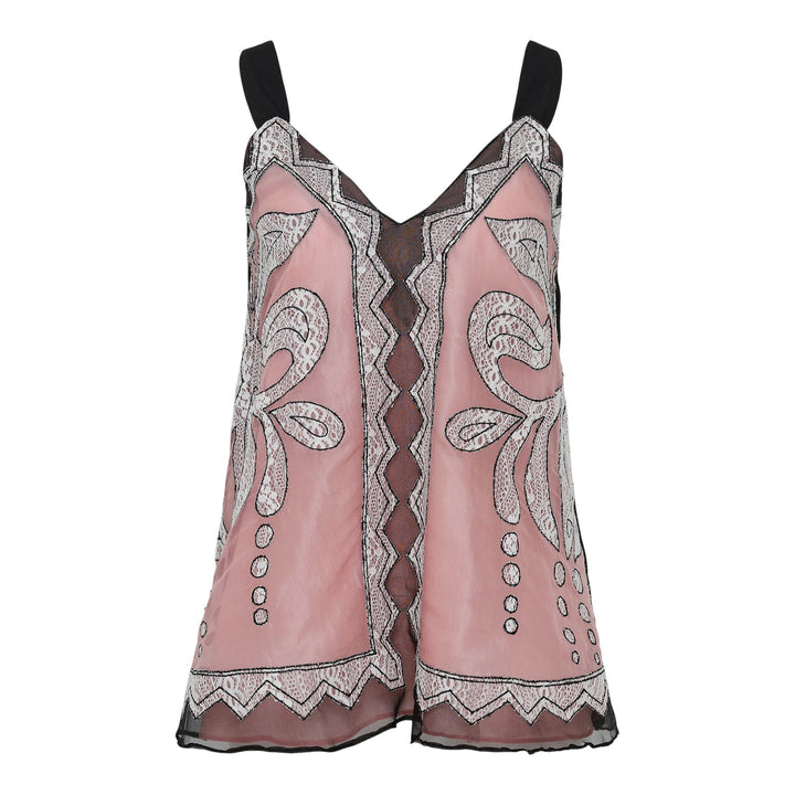 Club21 - Studio 133 Biyan - Cotton With Lace Embroidered Top - WOVEN TOPS - Pink