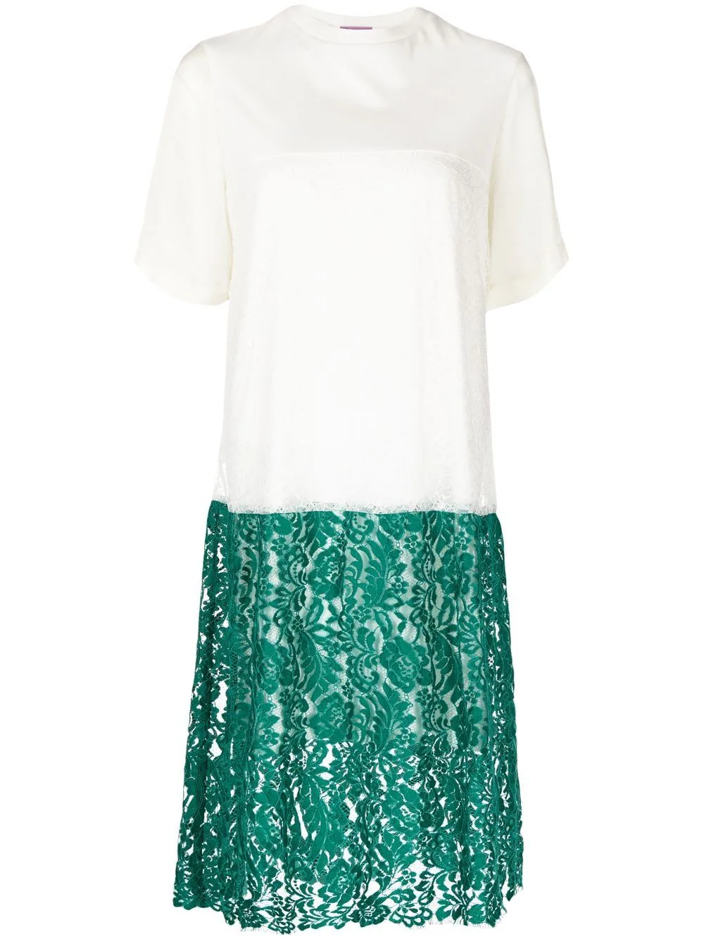 Dress With Lace Panels – Club21.com