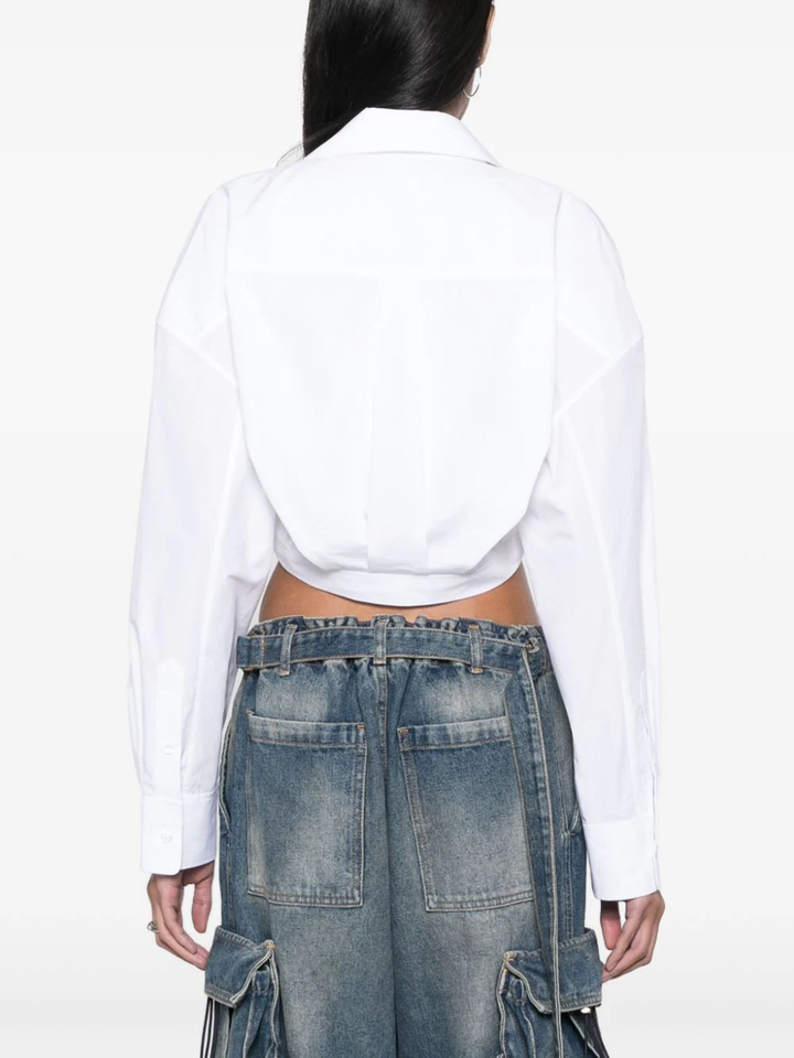 T-By-Alexander-Wang-Double-Layered-Cropped-Shirt-White4