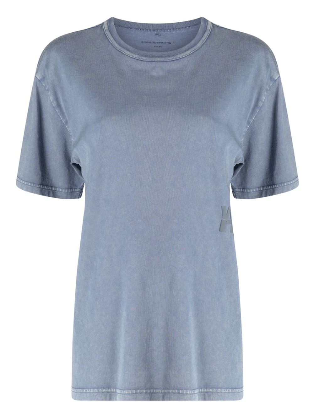 T-By-Alexander-Wang-Essential-Jersey-Tee-With-Puff-Logo-Blue-1