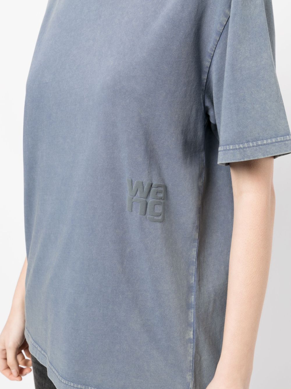 T-By-Alexander-Wang-Essential-Jersey-Tee-With-Puff-Logo-Blue-5