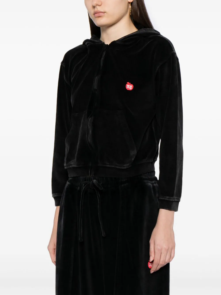 T-By-Alexander-Wang-Shrunken-Zip-Up-Hoodie-Black-3