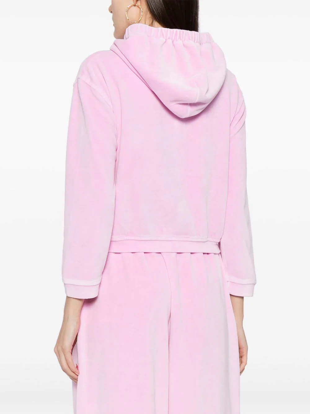 T-By-Alexander-Wang-Shrunken-Zip-Up-Hoodie-Pink-4