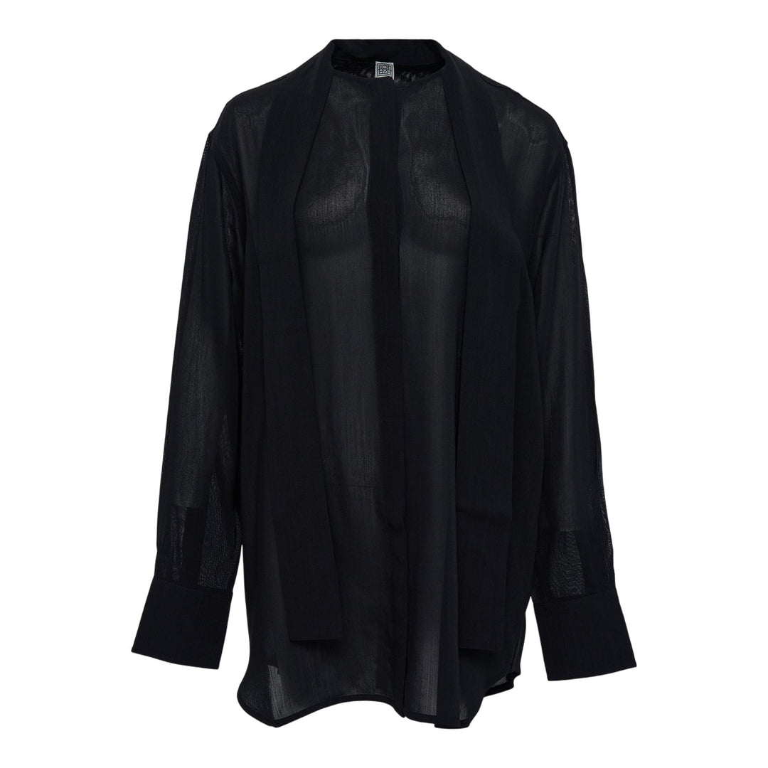 Club21 - TOTEME - Long Scarf Blouse - WOVEN TOPS - Black