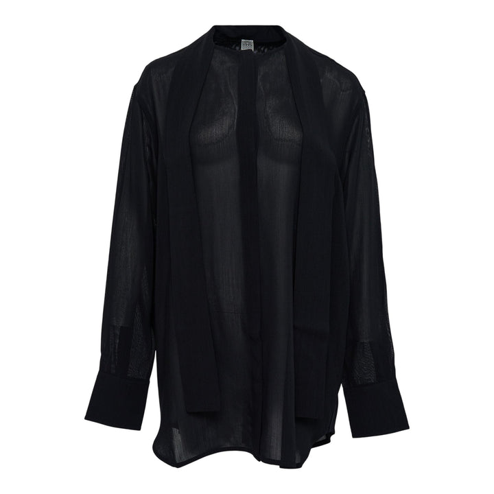 Club21 - TOTEME - Long Scarf Blouse - WOVEN TOPS - Black