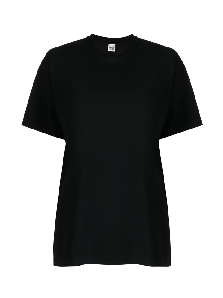 TOTEME_Straight_Cotton_Tee_Black