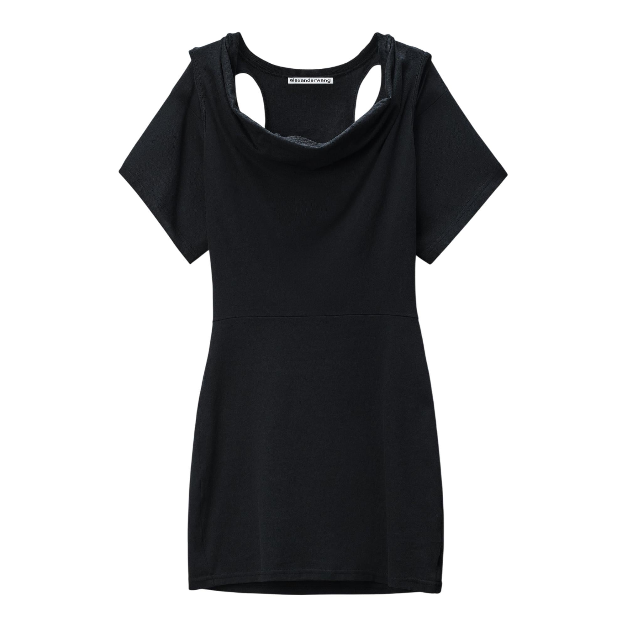 Deconstructed Cowl Neck Mini Dress | Alexander Wang