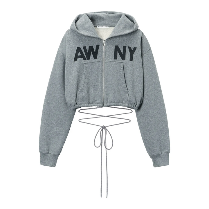 Deconstructed Logo Wrap Hoodie