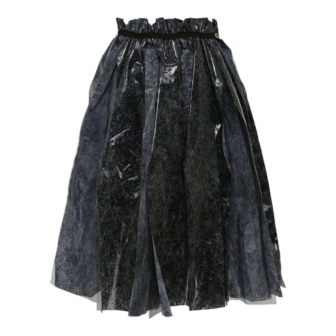 Club21 - Tao - Polyester Non-Woven Fabric Foil Skirt - SKIRTS - Black