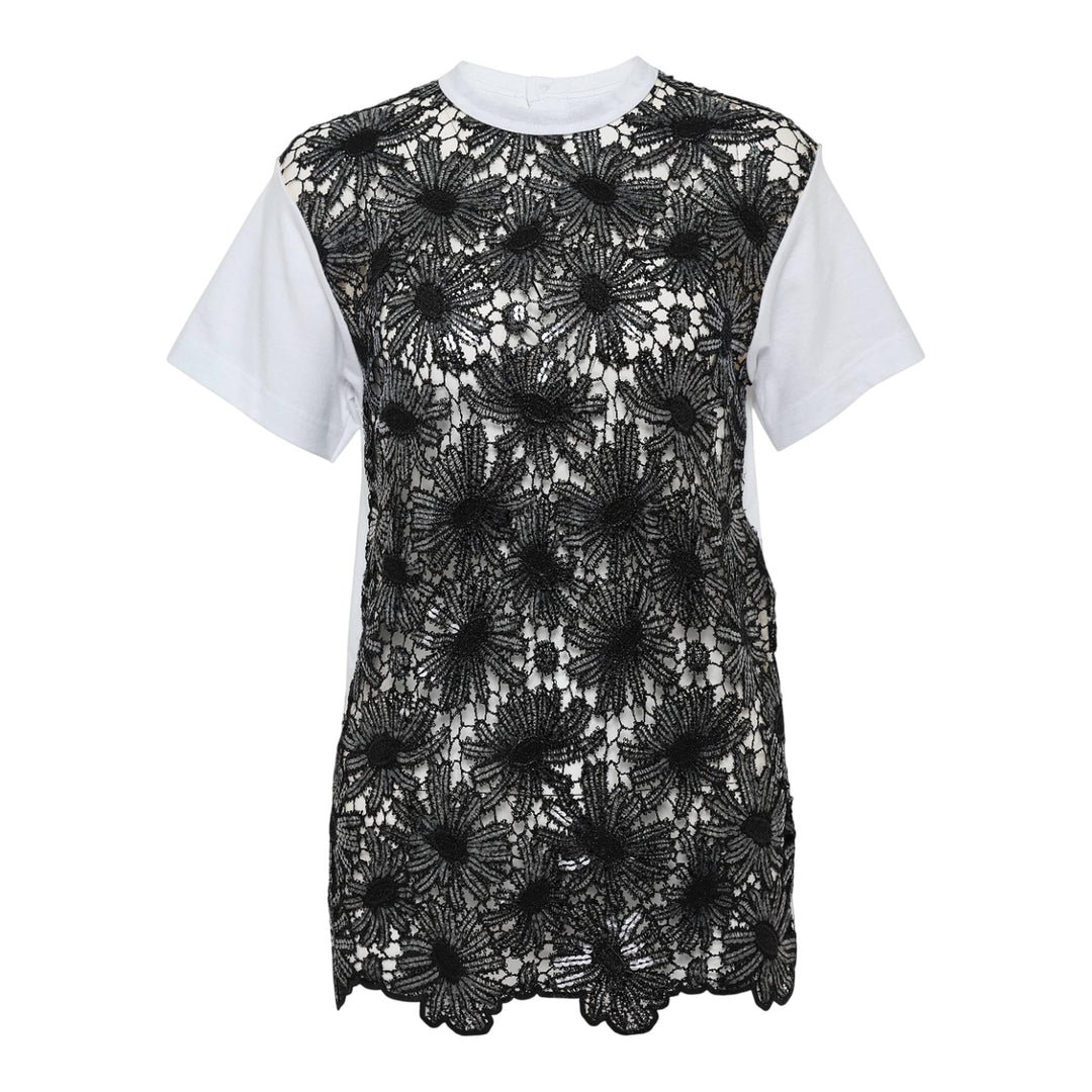 Club21 - Tao - Rayon Polyester Sequin Embroidery Tee - TEES - Multi