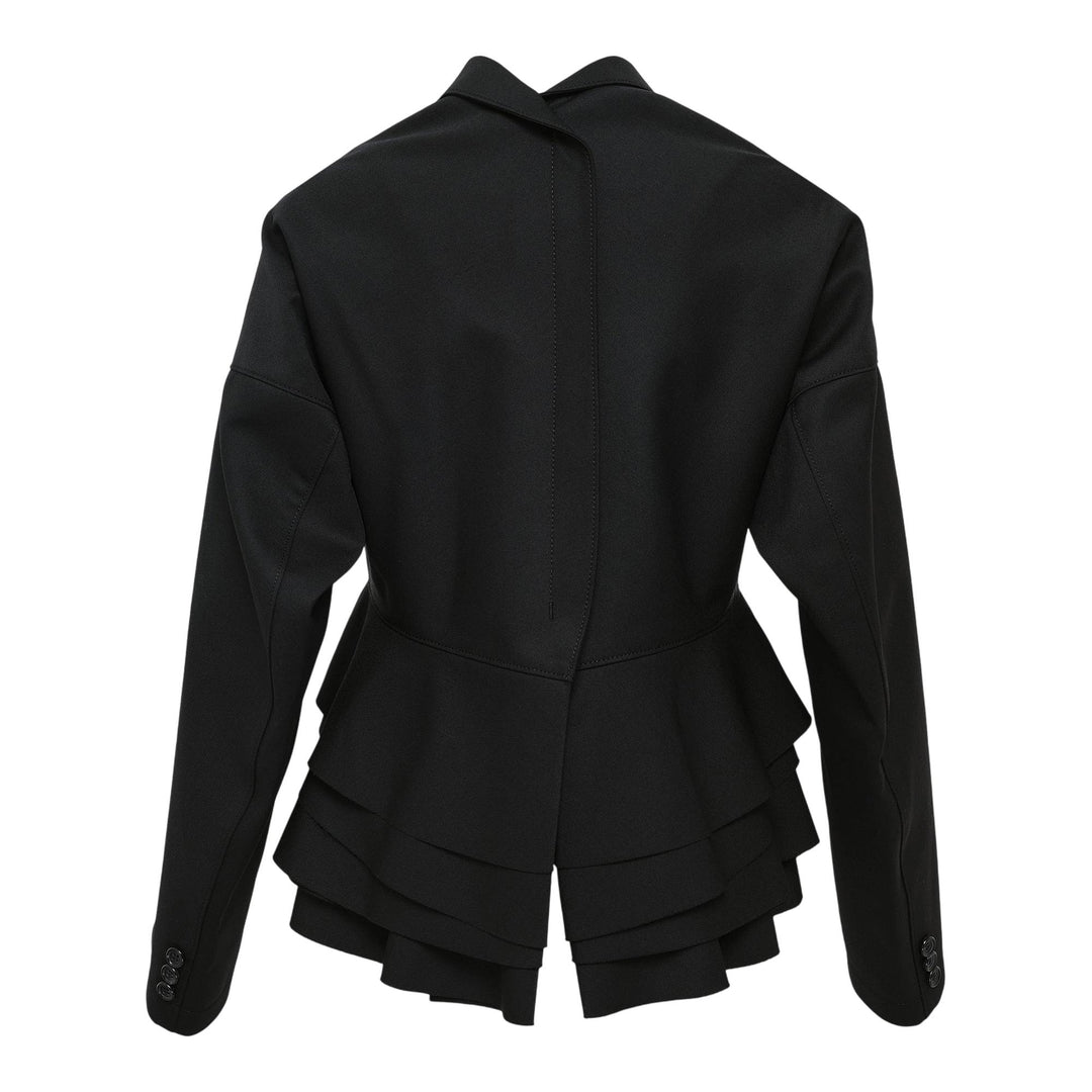 Club21 - Tao - Yarn Dyed Wool Polyester Jacket - JACKETS - Black