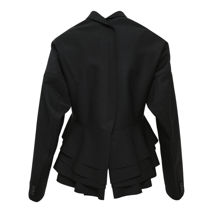 Club21 - Tao - Yarn Dyed Wool Polyester Jacket - JACKETS - Black