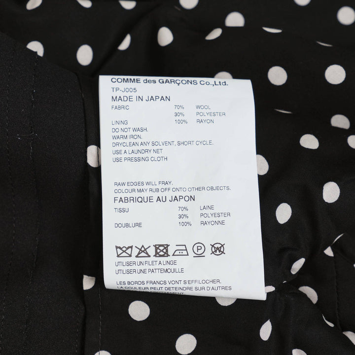 Club21 - Tao - Yarn Dyed Wool Polyester Jacket - JACKETS - Black