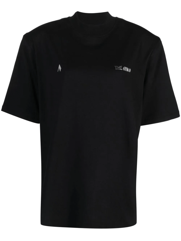 The-Attico-Kilie'-T-Shirt-Black-1