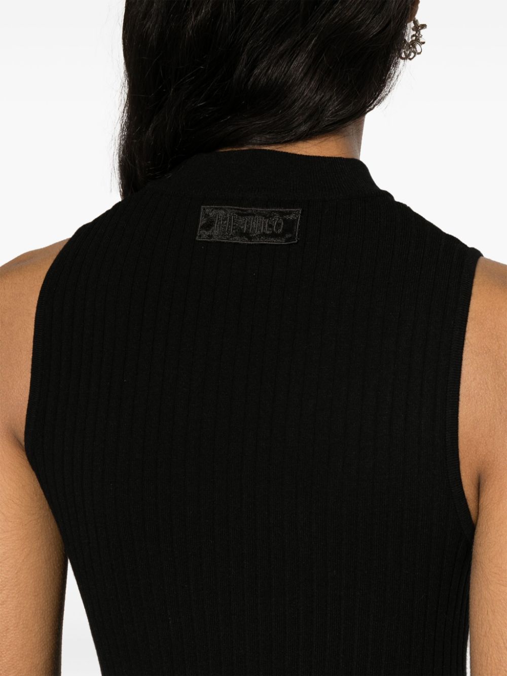 The-Attico-Knit-Top-With-Openign-Detail-Black-5