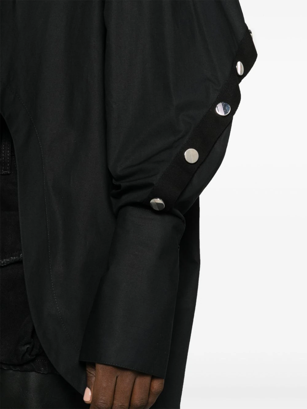 The-Attico-Shirt-With-Back-Snap-Details-Black-5