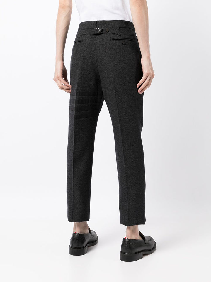 Thom Browne Classic Backstrap Trousers Charcoal 4