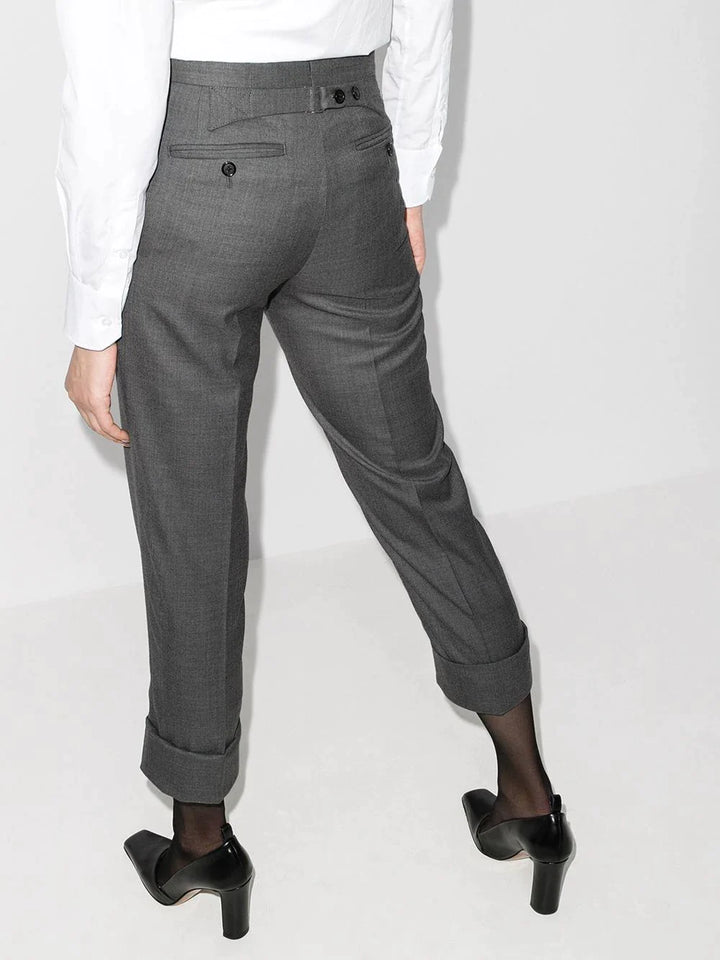 Thom Browne Classic Backstrap Trousers Grey 3