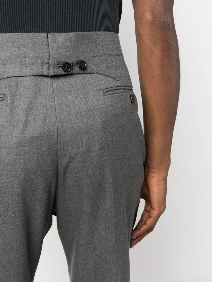 Thom Browne Classic Backstrap Trousers Grey 6