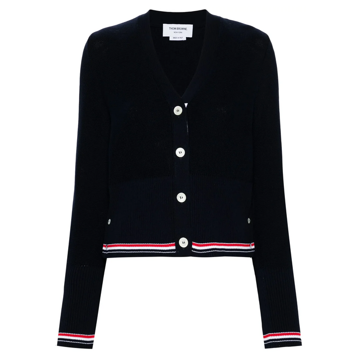 Classic Cotton V Neck Cardigan