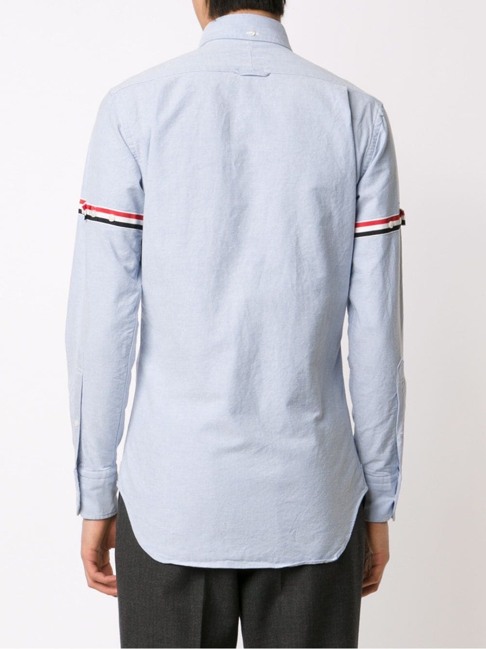 Thom Browne Classic Long Sleeve Button Down Shirt Light Blue 4