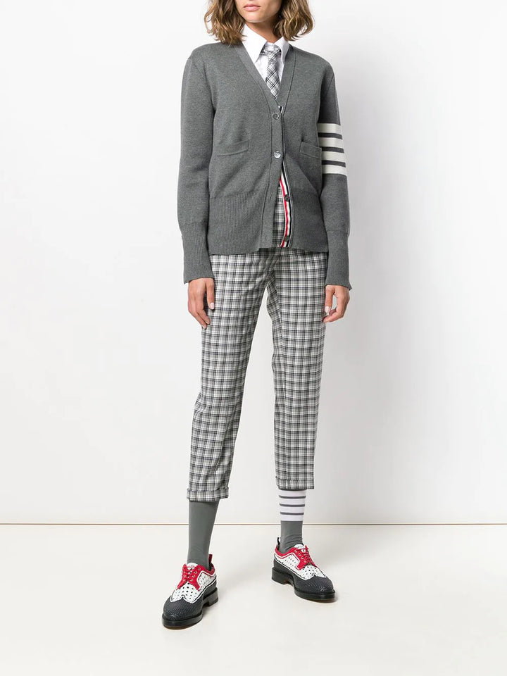 Thom-Browne-Classic-Milano-Stitch-Cardigan-Grey-2