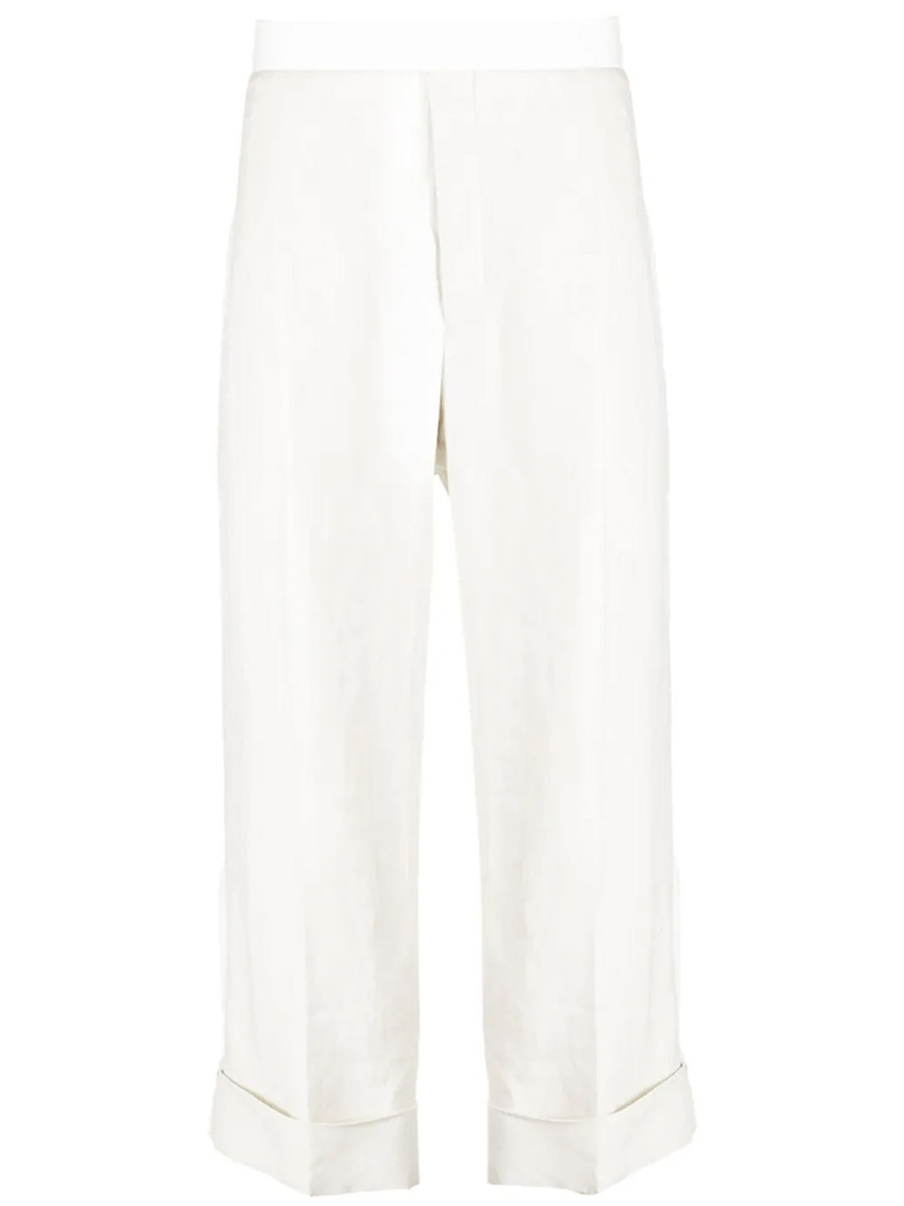 Thom-Browne-Classic-Rise-Side-Tab-Single-Pants-Off-White-1