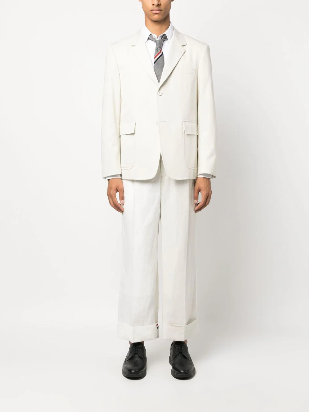 princess polly baby blue dress Thom Browne Plain Weave 4-Bar Classic Backstrap Trouser - MTC001A-06146-420