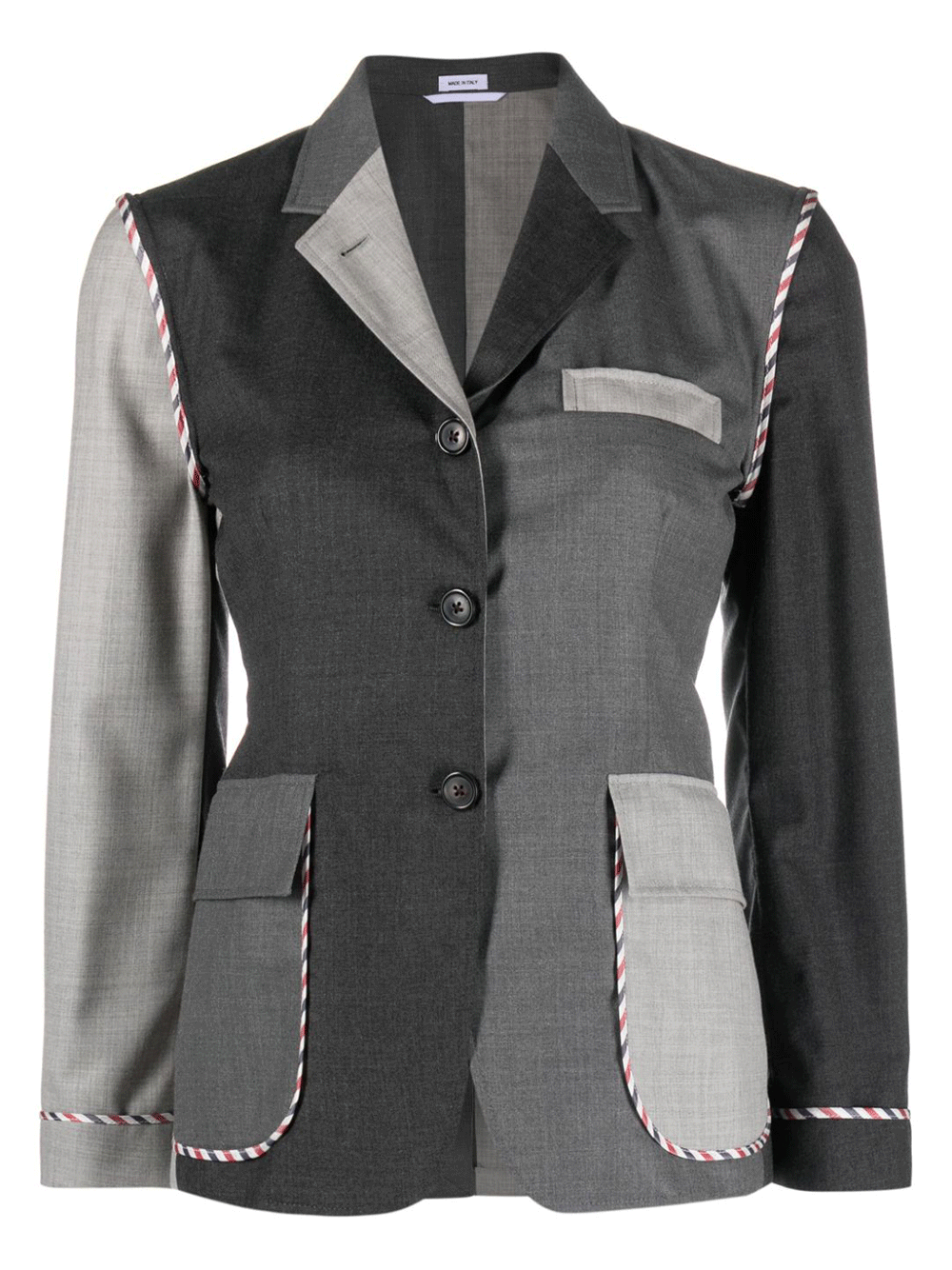 Thom-Browne-Classic-Sportcoat-With-Patch-Pocket-Charcoal-1