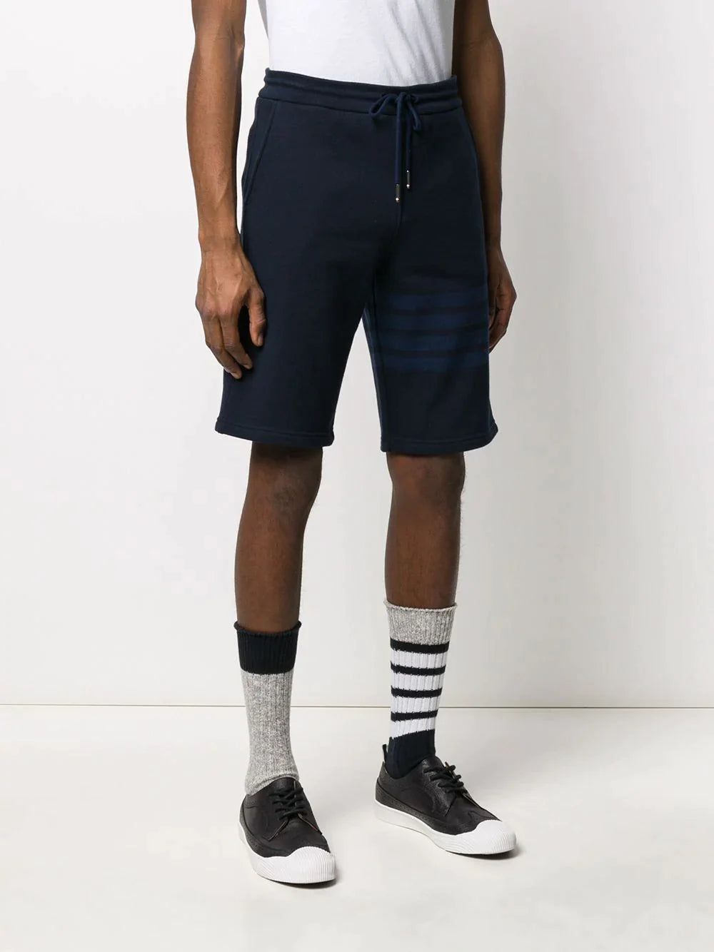 Thom Browne Classic Sweat Shorts In Tonal Navy 3