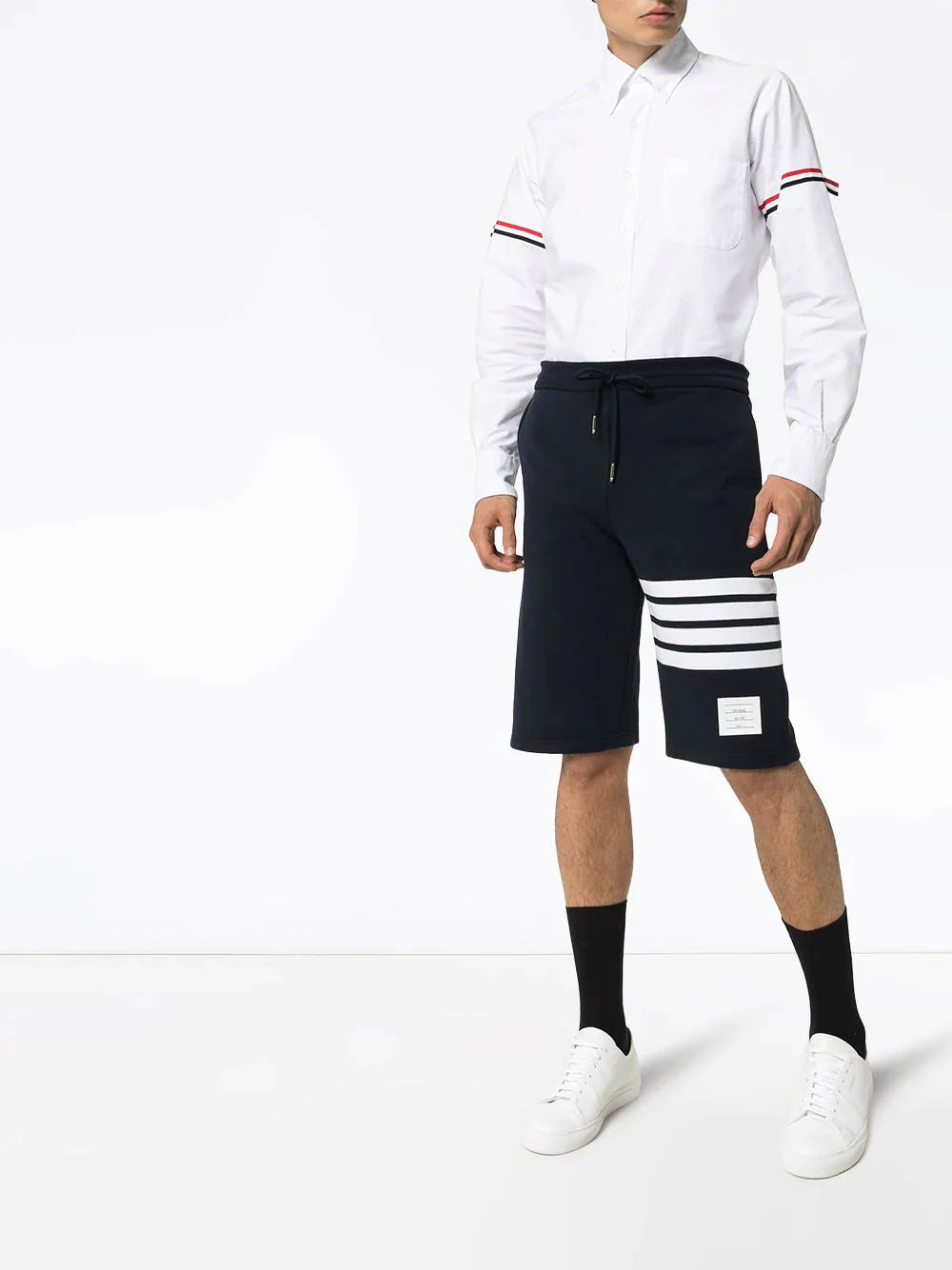 Thom-Browne-Classic-Sweat-Shorts-Navy-2