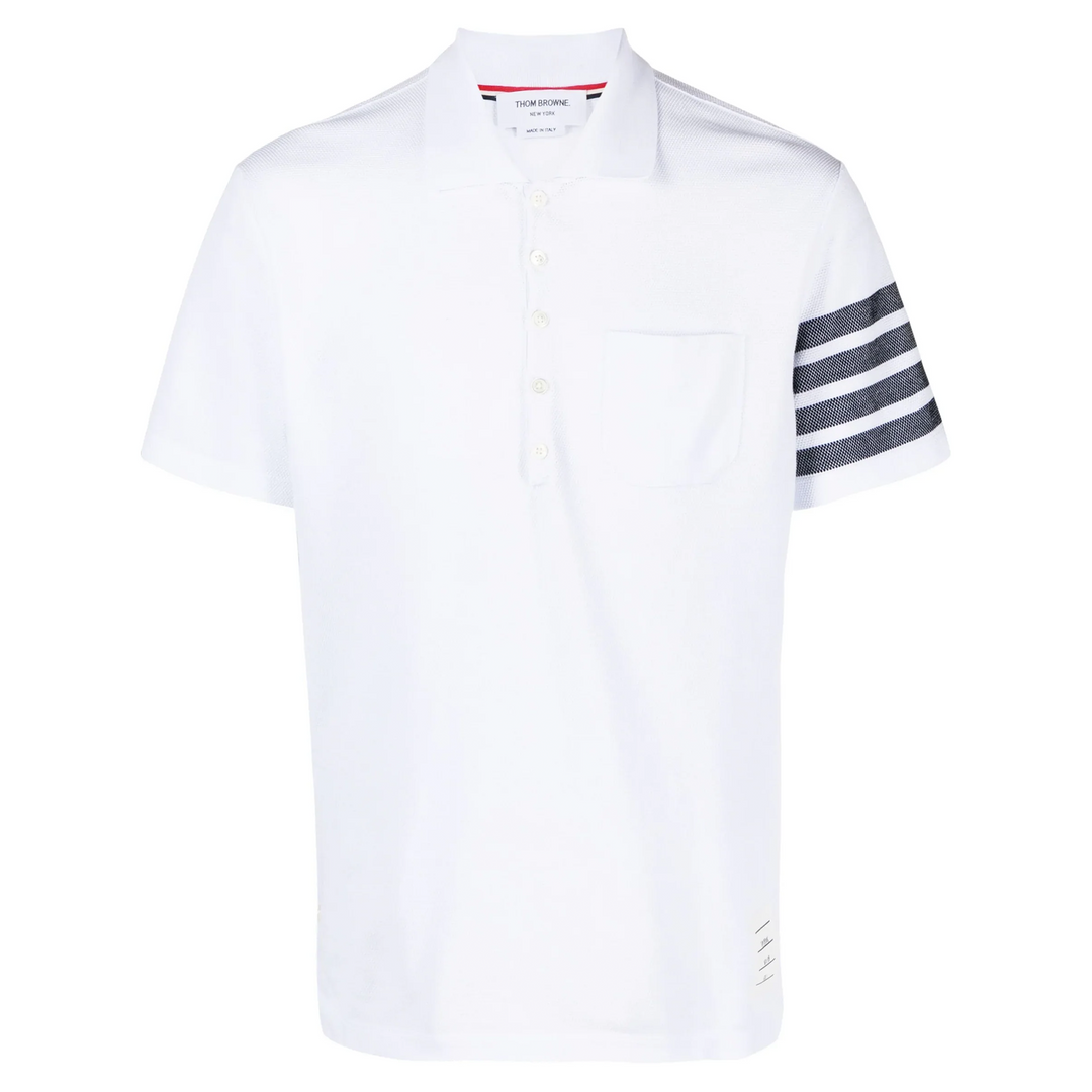 Cotton Pique 4-Bar Polo