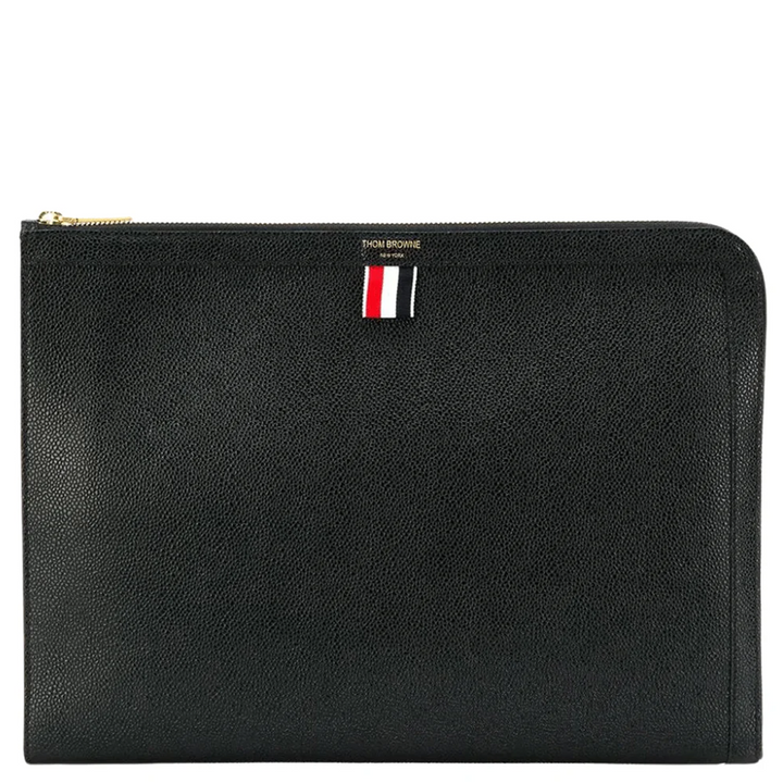 Document Gusset Folio In Pebble Men