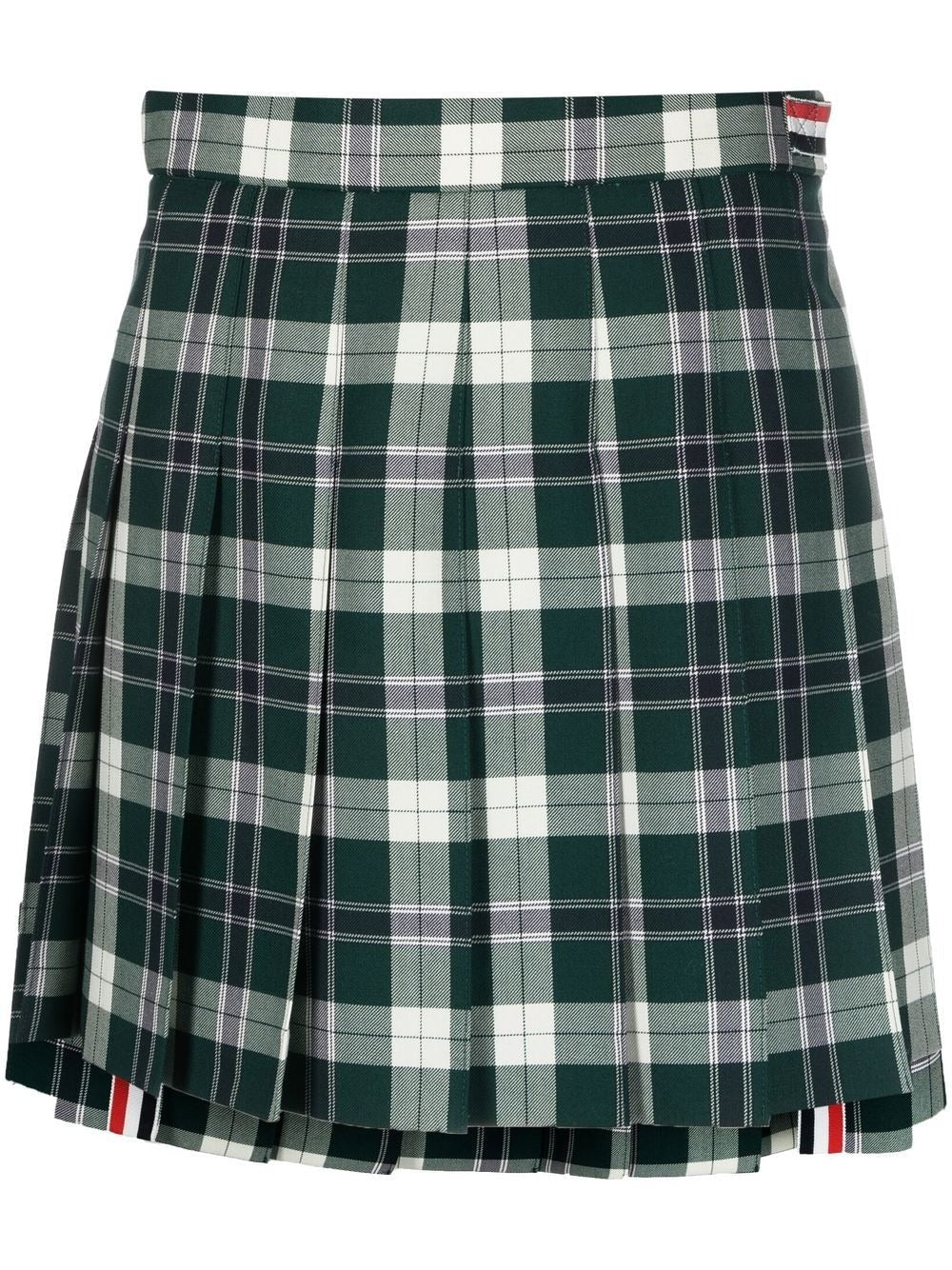 Thom-Browne-Dropped-Back-Mini-Pleated-Skirt-Multi-1