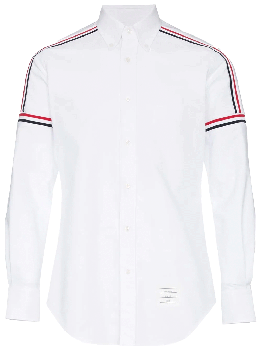    Thom-Browne-Elastic-Stripe-Seamed-Classic-Shirt-White-1