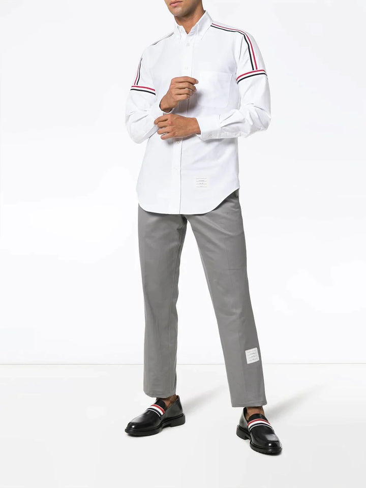 Thom-Browne-Elastic-Stripe-Seamed-Classic-Shirt-White-2