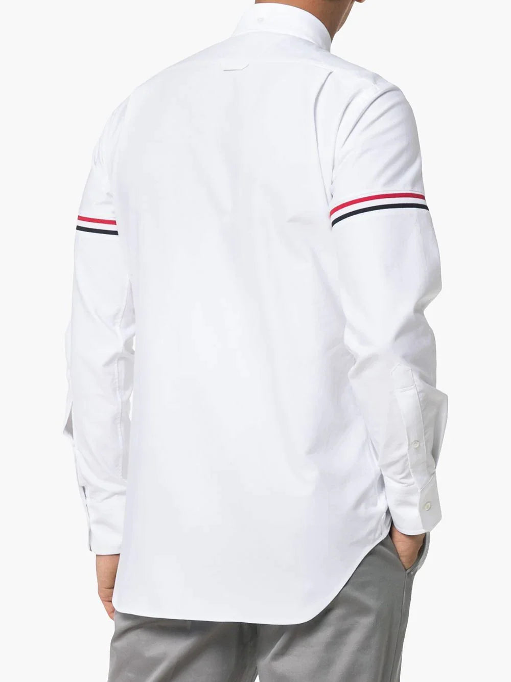 Thom-Browne-Elastic-Stripe-Seamed-Classic-Shirt-White-4