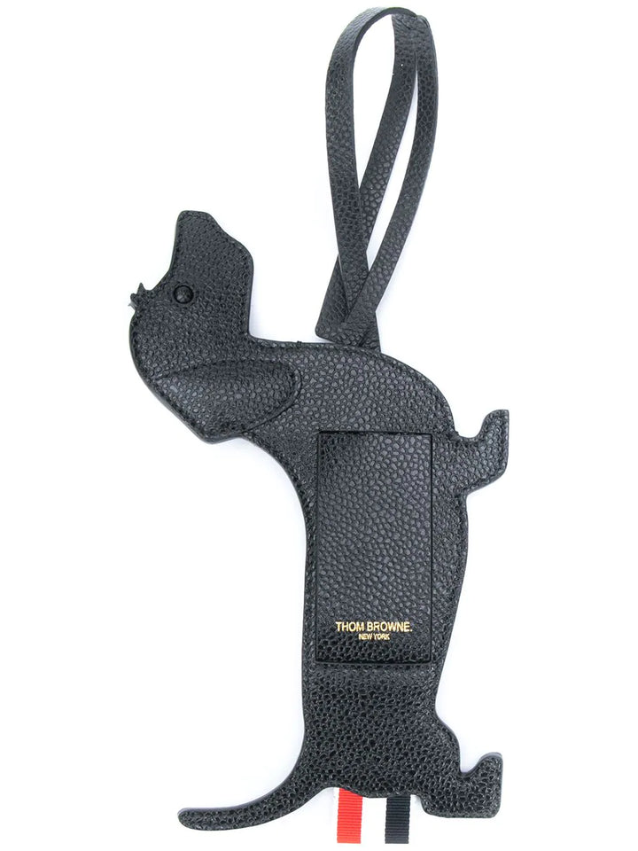 Thom Browne Hector Icon Luggage Tag Black 1