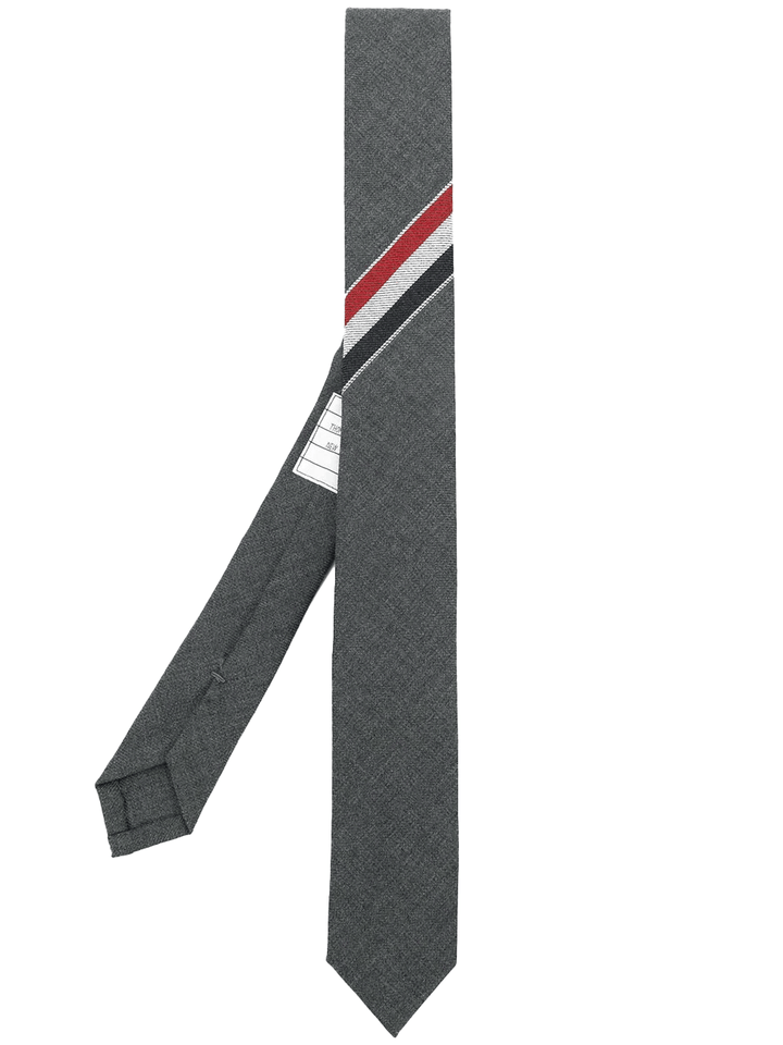    Thom-Browne-Necktie-With-Rwb-In-Wool-Twill-Charcoal-1