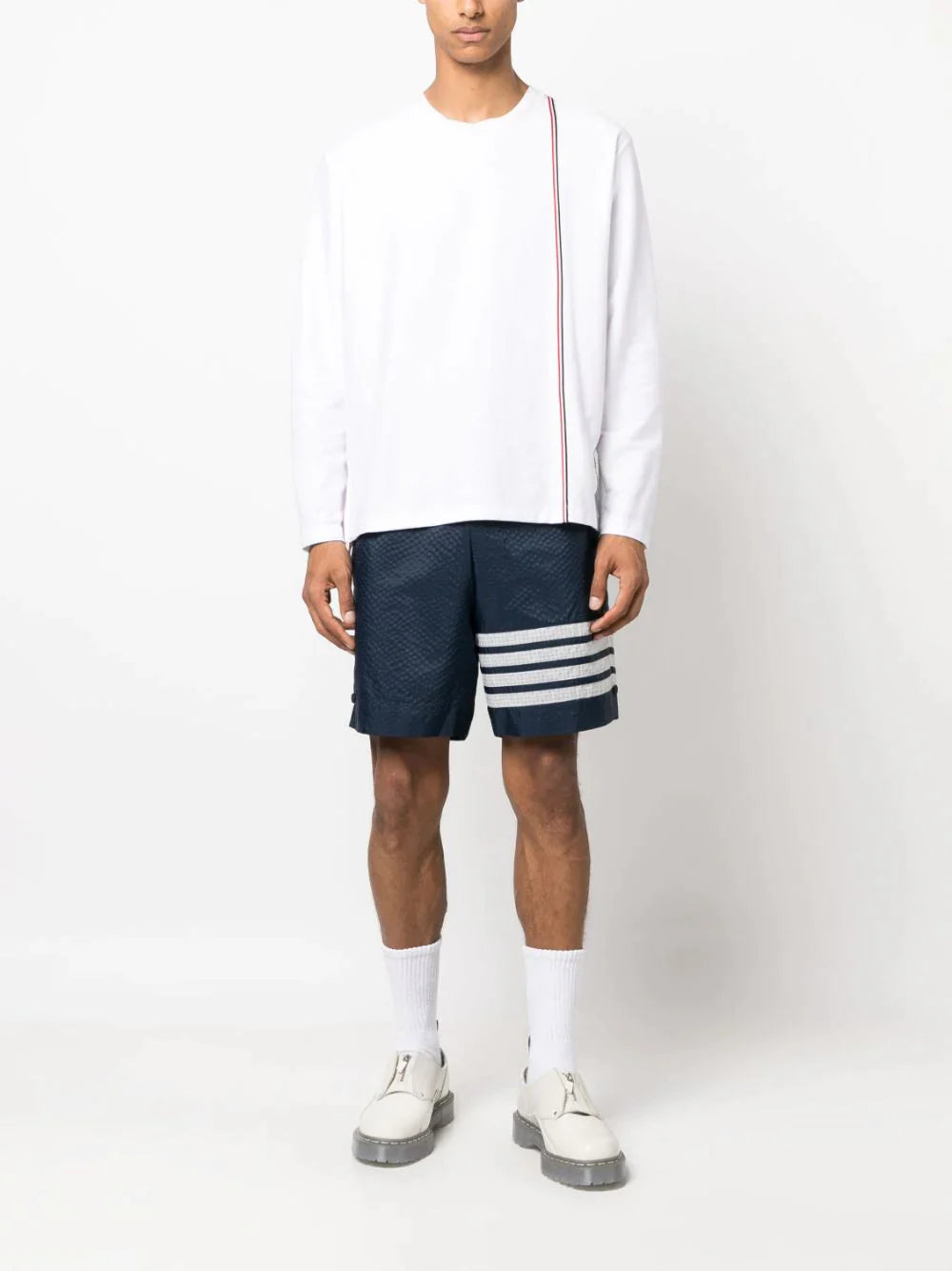 Thom-Browne-Oversized-Long-Sleeve-Tee-White-2