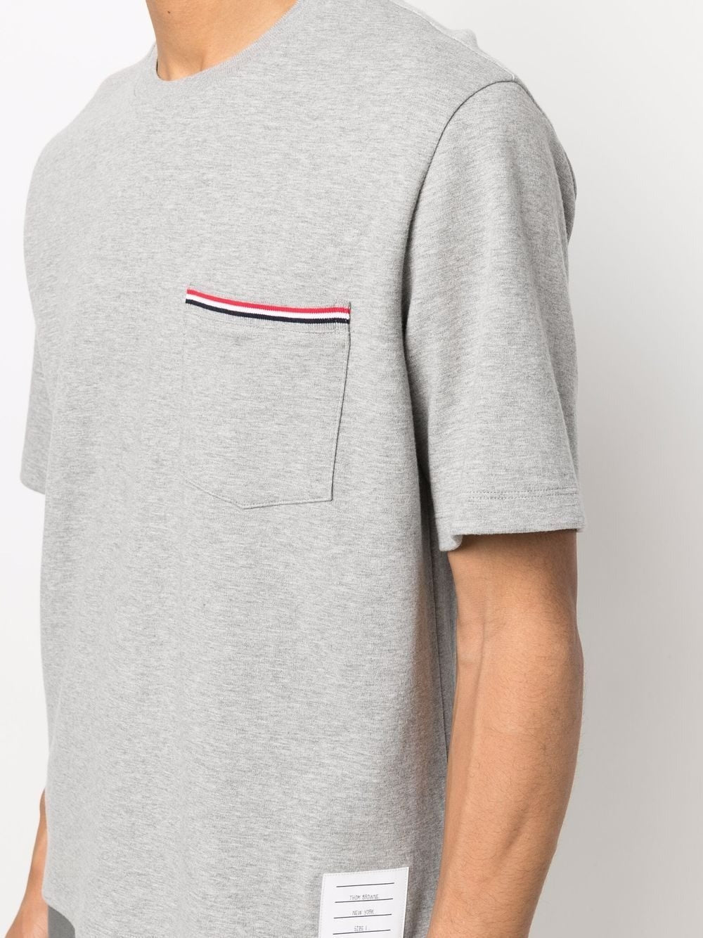 Thom-Browne-Oversized-Short-Sleeve-Pocket-Tee-Light-Grey-5