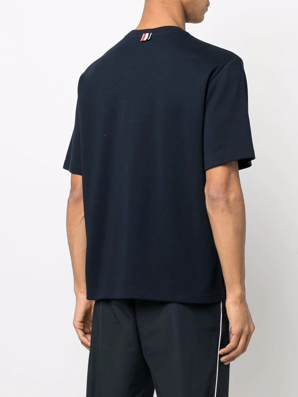 Thom-Browne-Oversized-Short-Sleeve-Pocket-Tee-Navy-4