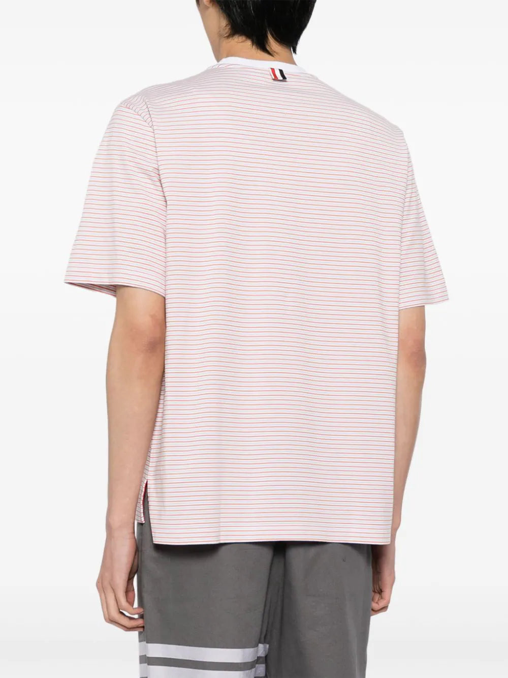 Thom-Browne-Oversized-Short-Sleeve-Pocket-Tee-Orange-4