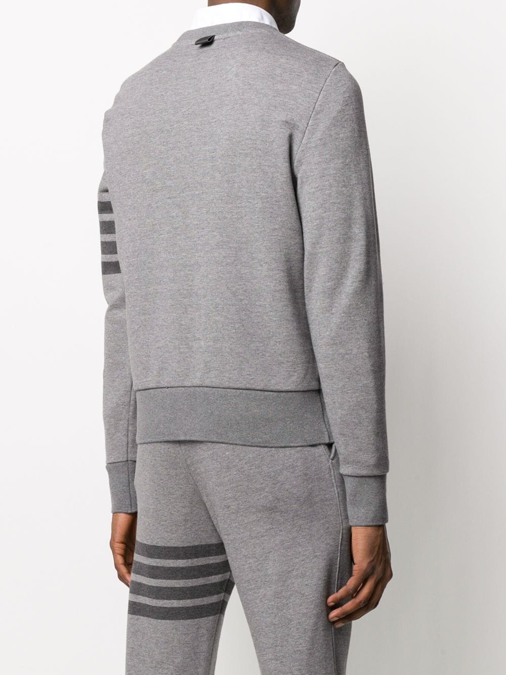 Thom Browne Relaxed Fit Crew Neck Sweatshirt Grey 4