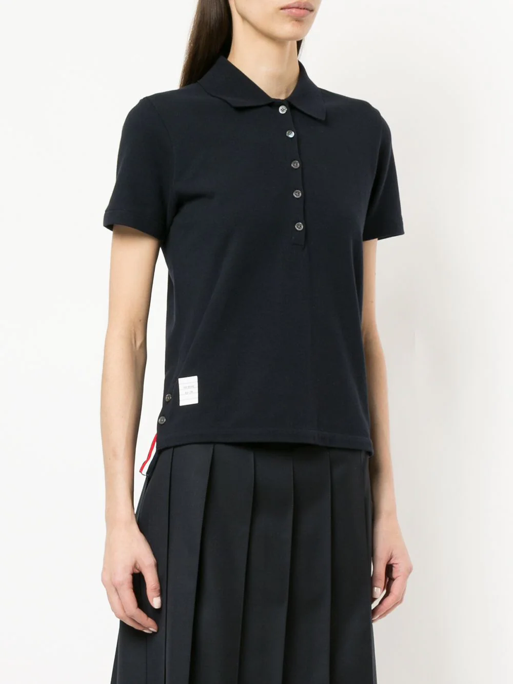 Thom-Browne-Relaxed-Fit-Short-Sleeve-Polo-Navy-3