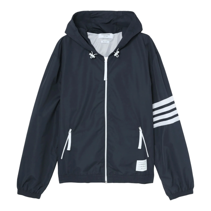 Ripstop Mesh 4-Bar Hooded Jacket Men